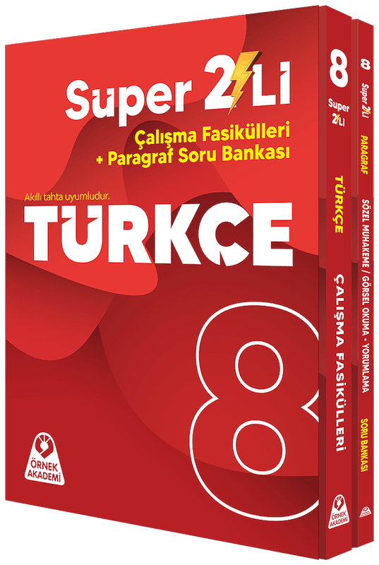 ÖRNEK AKADEMİ 8. SINIF SÜPER İKİLİ TÜRKÇE SETİ