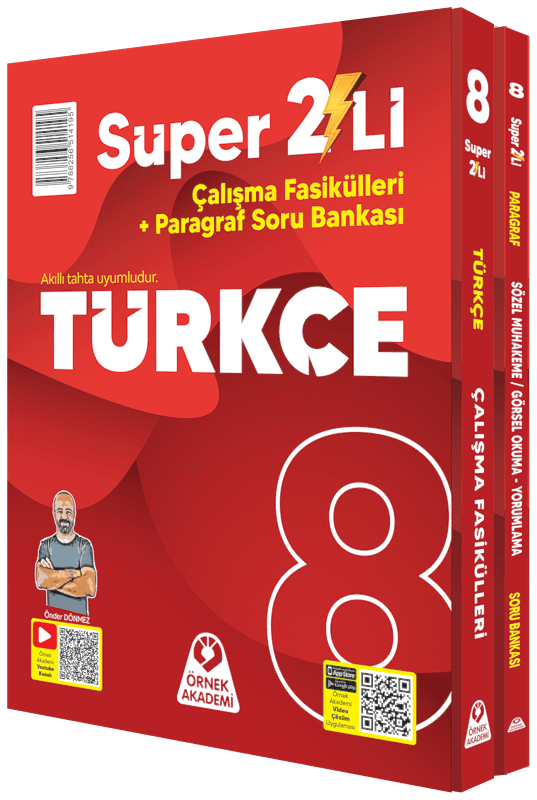 ÖRNEK AKADEMİ 8. SINIF SÜPER İKİLİ TÜRKÇE SETİ