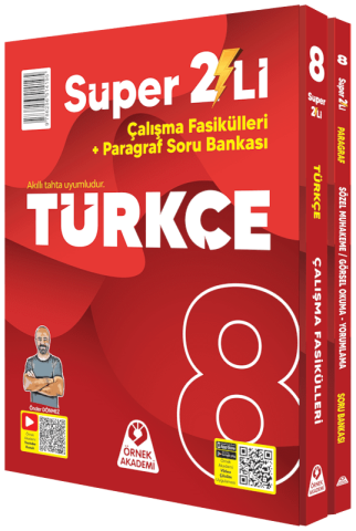 ÖRNEK AKADEMİ 8. SINIF SÜPER İKİLİ TÜRKÇE SETİ
