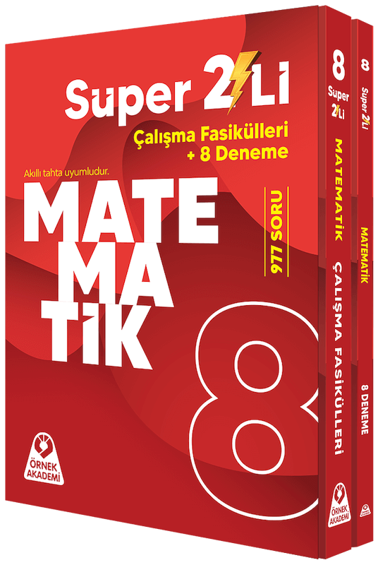 ÖRNEK AKADEMİ 8. SINIF SÜPER İKİLİ MATEMATİK SETİ