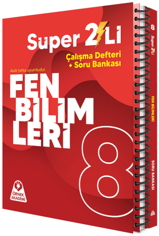 ÖRNEK AKADEMİ 8. SINIF SÜPER İKİLİ FEN BİLİMLERİ SETİ
