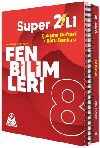 ÖRNEK AKADEMİ 8. SINIF SÜPER İKİLİ FEN BİLİMLERİ SETİ