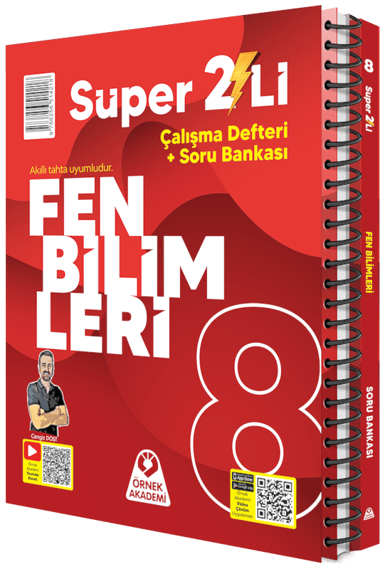 ÖRNEK AKADEMİ 8. SINIF SÜPER İKİLİ FEN BİLİMLERİ SETİ