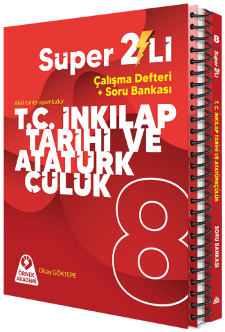 ÖRNEK AKADEMİ 8. SINIF SÜPER İKİLİ T.C. İNKILAP TARİHİ VE ATATÜRKÇÜLÜK SETİ