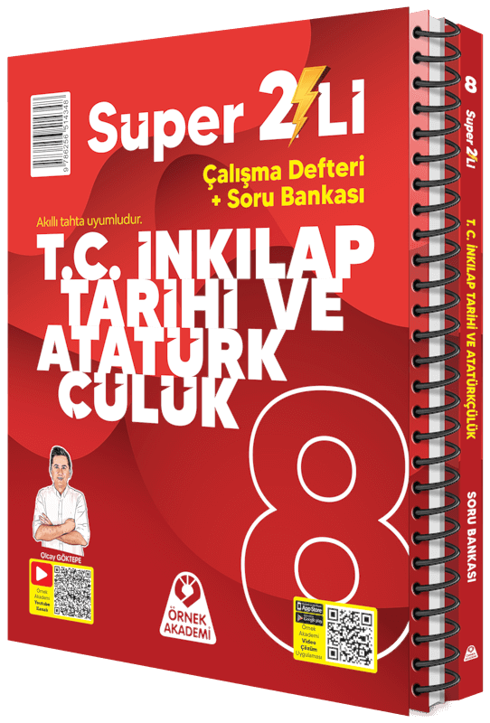 ÖRNEK AKADEMİ 8. SINIF SÜPER İKİLİ T.C. İNKILAP TARİHİ VE ATATÜRKÇÜLÜK SETİ