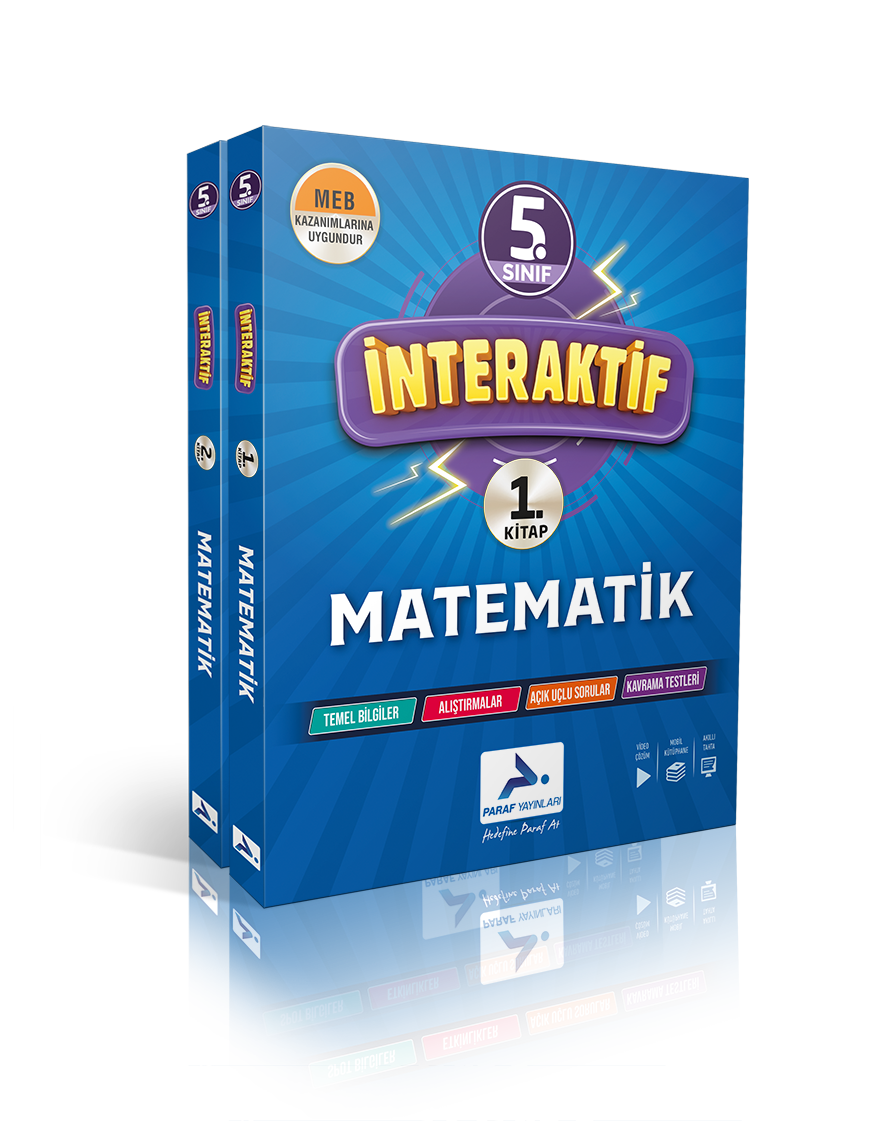 PARAF 5.SINIF İNTERAKTİF MATEMATİK SORU BANKASI