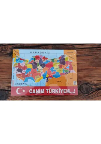 ANADOLU CANIM TÜRKİYEM KARTON PUZZLE