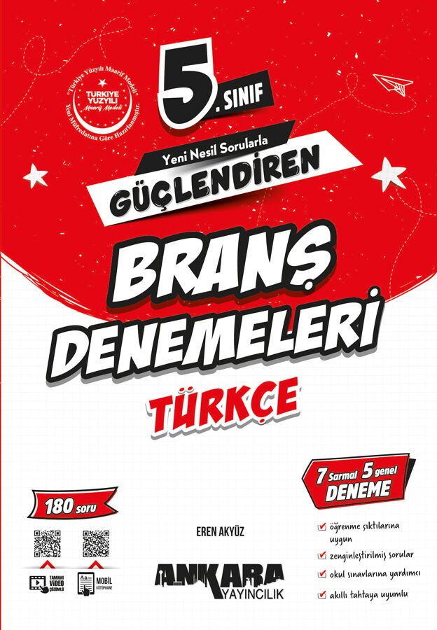 5.Sınıf Güçlendiren Türkçe Branş Denemeleri