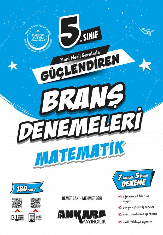 5.Sınıf Güçlendiren Matematik Branş Denemeleri