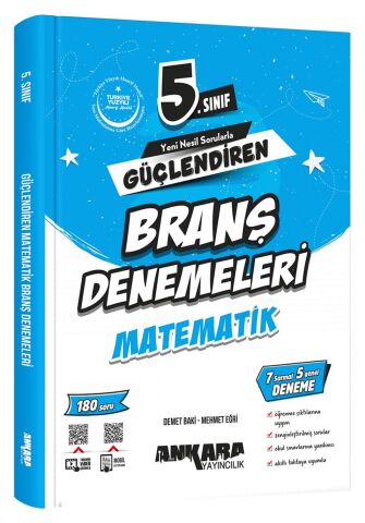 5.Sınıf Güçlendiren Matematik Branş Denemeleri