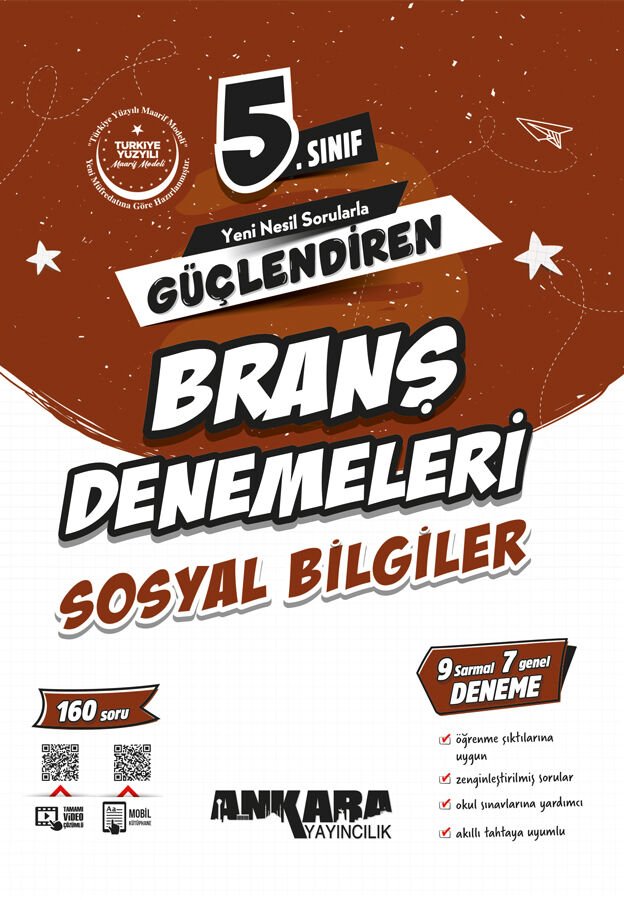 5.Sınıf Güçlendiren Sosyal Bilgiler Branş Denemeleri