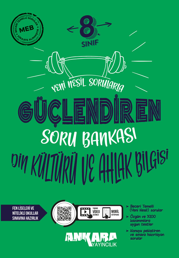 Ankara Yayıncılık 8. Sınıf Din Kültürü ve Ahlak Bilgisi Soru Bankası