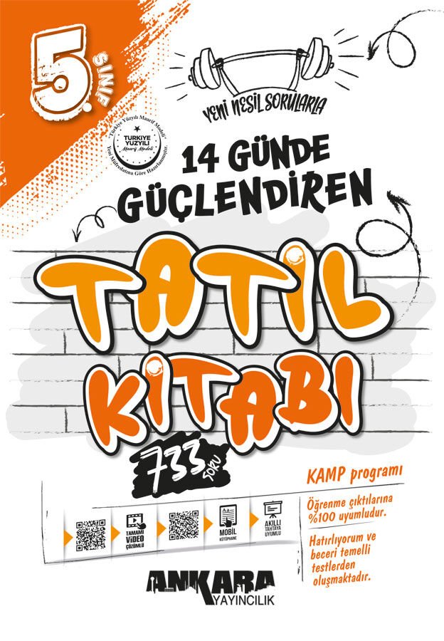 5. Sınıf 14 Günde Güçlendiren Tatil Kitabı