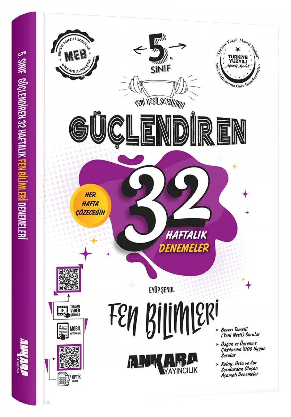5. Sınıf Güçlendiren 32 Haftalık Fen Bilimleri Kazanım Denemeleri