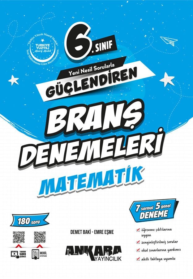 6.Sınıf Güçlendiren Matematik Branş Denemeleri