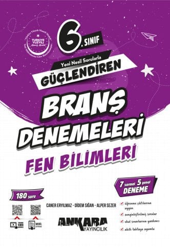 6.Sınıf Güçlendiren Fen Bilimleri Branş Denemeleri