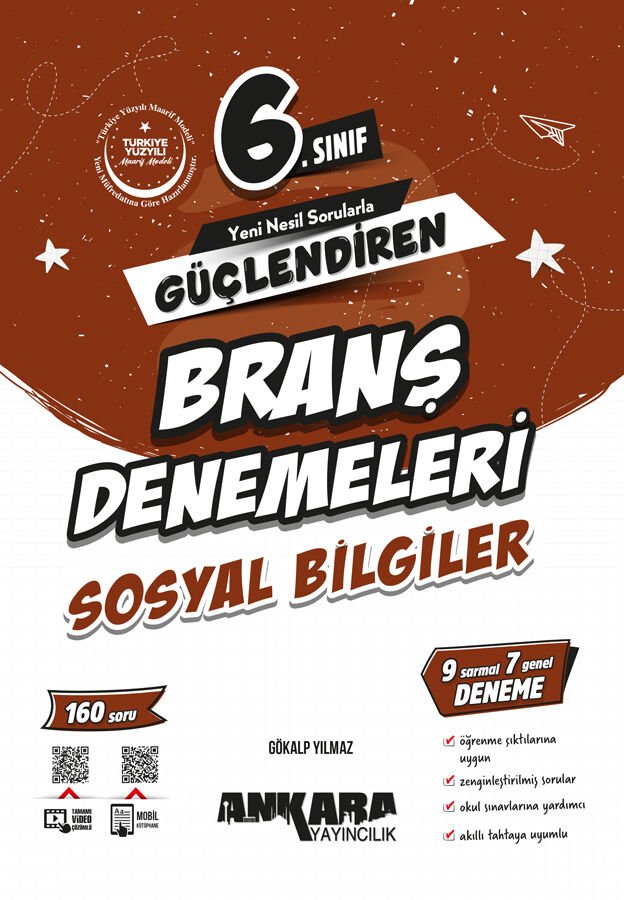 6.Sınıf Güçlendiren Sosyal Bilgiler Branş Denemeleri