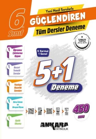 6. Sınıf Güçlendiren Tüm Dersler Denemeler