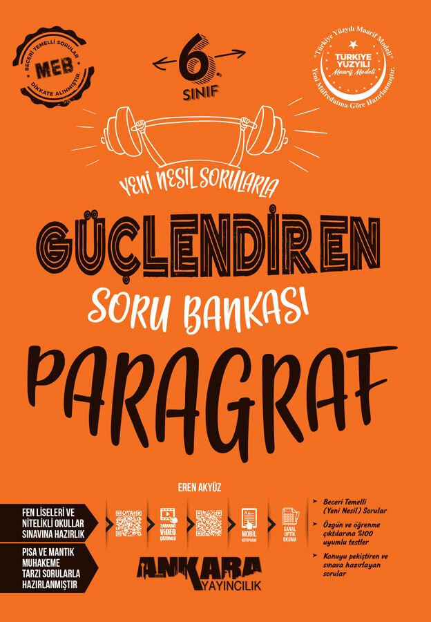 6. Sınıf Paragraf Güçlendiren Soru Bankası