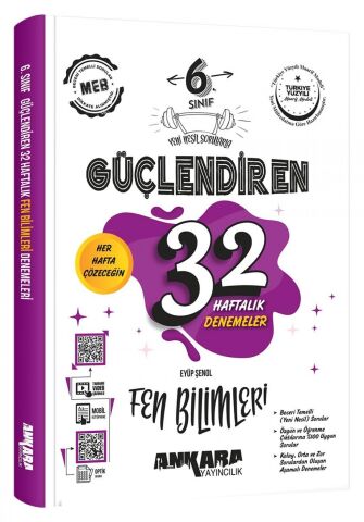 6. Sınıf Güçlendiren 32 Haftalık Fen Bilimleri Kazanım Denemeleri
