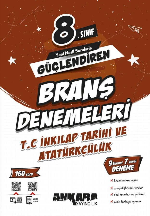 8.Sınıf Güçlendiren İnkılap Tarihi ve Atatürkçülük Branş Denemeleri