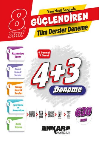8. Sınıf Güçlendiren Tüm Dersler Denemeler