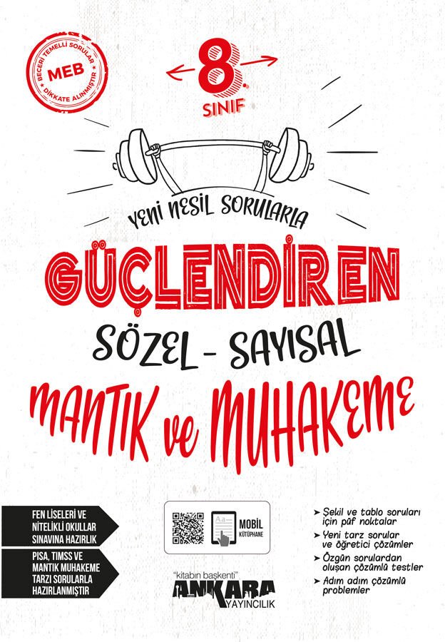 8. Sınıf Sözel-Sayısal Mantık ve Muhakeme Güçlendiren Soru Bankası