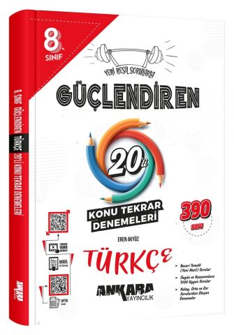 8.⁠ ⁠Sınıf Güçlendiren Türkçe 20'li Konu Tekrar Denemesi
