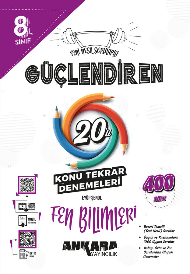 8.⁠ ⁠Sınıf Güçlendiren Fen Bilimleri 20'li Konu Tekrar Denemesi