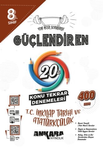 8.⁠ ⁠Sınıf Güçlendiren T.C. İnkılap Tarihi ve Atatürkçülük 20'li Konu Tekrar Denemesi