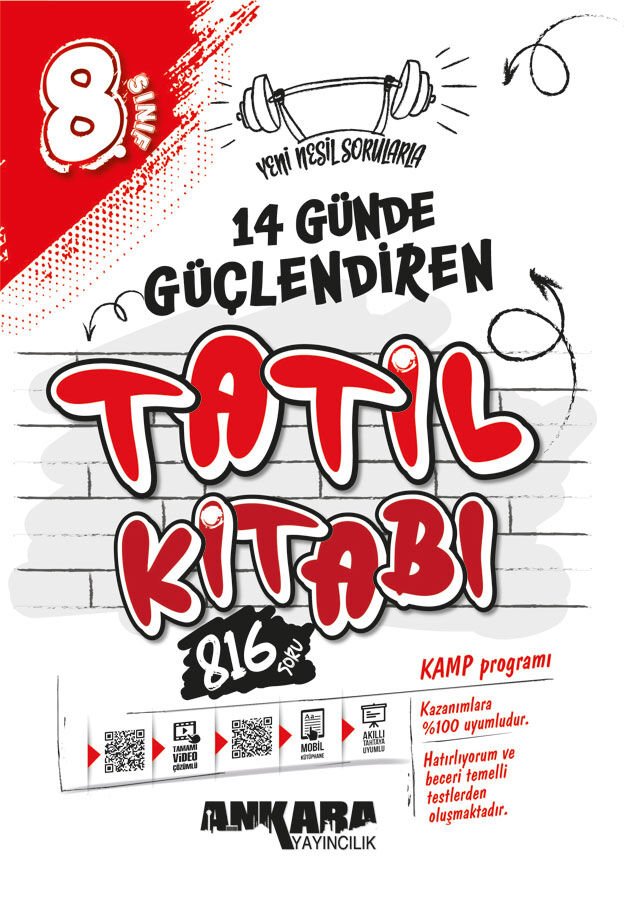 8. Sınıf 14 Günde Güçlendiren Tatil Kitabı