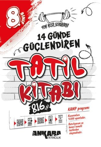 8. Sınıf 14 Günde Güçlendiren Tatil Kitabı