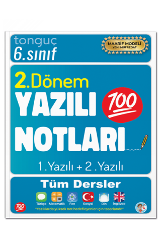 6. Sınıf Yazılı Notları 2. Dönem 1 ve 2. Yazılı