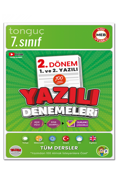 7. Sınıf Yazılı Denemeleri 2. Dönem 1 ve 2. Yazılı