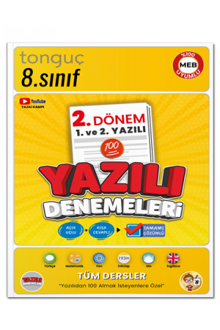 8. Sınıf Yazılı Denemeleri 2. Dönem 1 ve 2. Yazılı