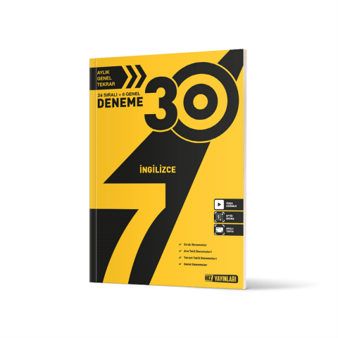 7. Sınıf İngilizce 30 lu Deneme