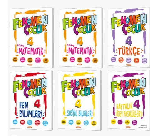 4. sınıf Fenomen Çocuk 6’lı Set