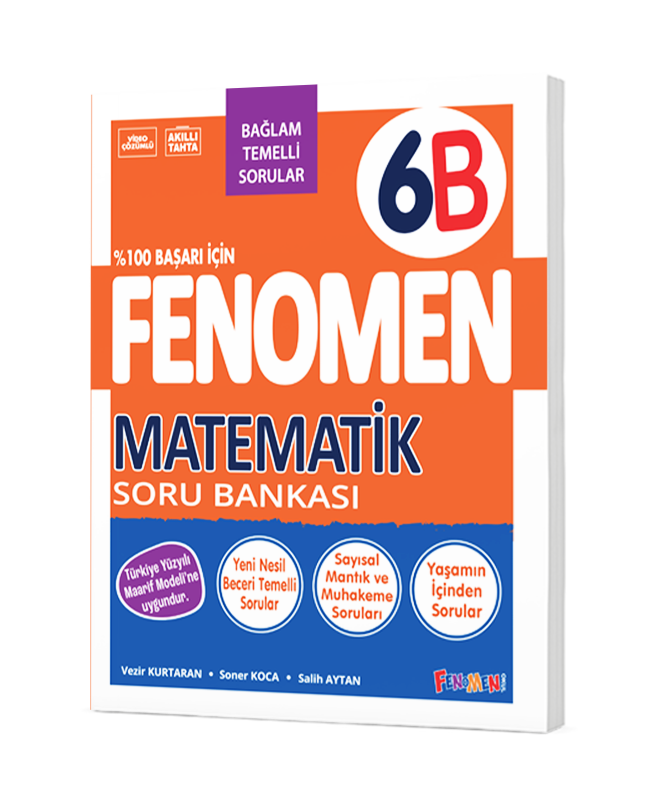 6. Sınıf Fenomen Matematik B Soru Bankası