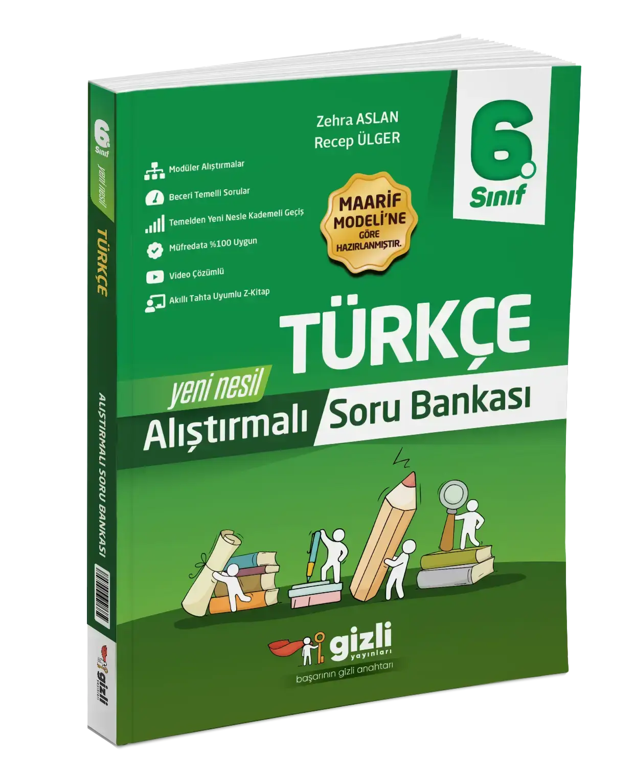 6. Sınıf Türkçe Konu Anlatımlı Alıştırmalı Soru Bankası