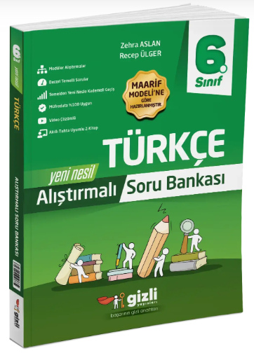 6. Sınıf Türkçe Konu Anlatımlı Alıştırmalı Soru Bankası