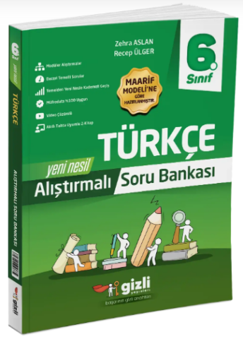 6. Sınıf Türkçe Konu Anlatımlı Alıştırmalı Soru Bankası