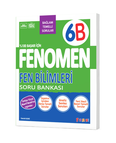 6. Sınıf Fen Bilimleri Fenomen B Soru Bankası