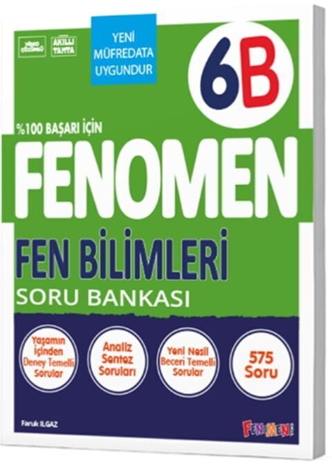6. Sınıf Fen Bilimleri Fenomen B Soru Bankası