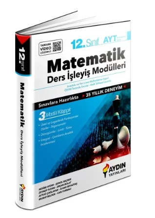 12. Sınıf Aydın Matematik Ders İşleyiş Modülleri