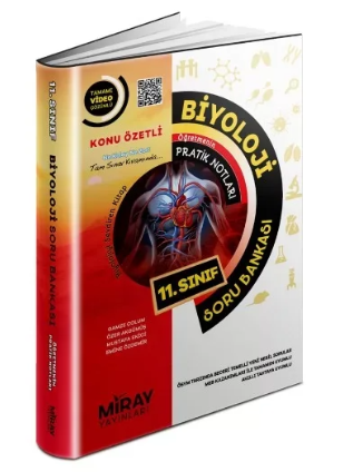 Miray 11. Sınıf Biyoloji Konu Özetli Soru Bankası