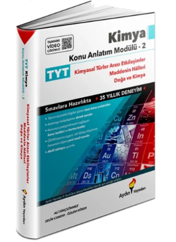 TYT Kimya Konu Anlatım Modülü 2 (Kimyasal Türler Arası Etkileşimler-Maddenin Halleri-Doğa ve Kimya)