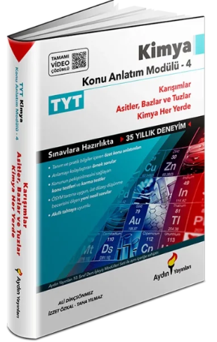 TYT Kimya Konu Anlatım Modülü 4 (Karışımlar-Asitler-Bazlar-Tuzlar-Kimya Her Yerde)