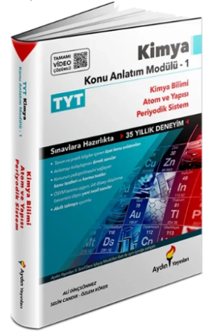 TYT Kimya Konu Anlatım Modülü 1 (Kimya Bilimi-Atom ve Yapısı-Periyodik Sistem)