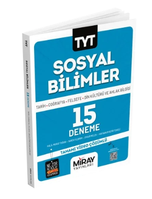 Miray TYT Sosyal Bilimler 15 Deneme