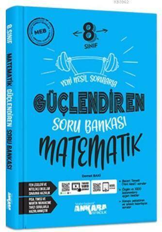 Ankara Yayıncılık 8. Sınıf Matematik Güçlendiren Soru Bankası